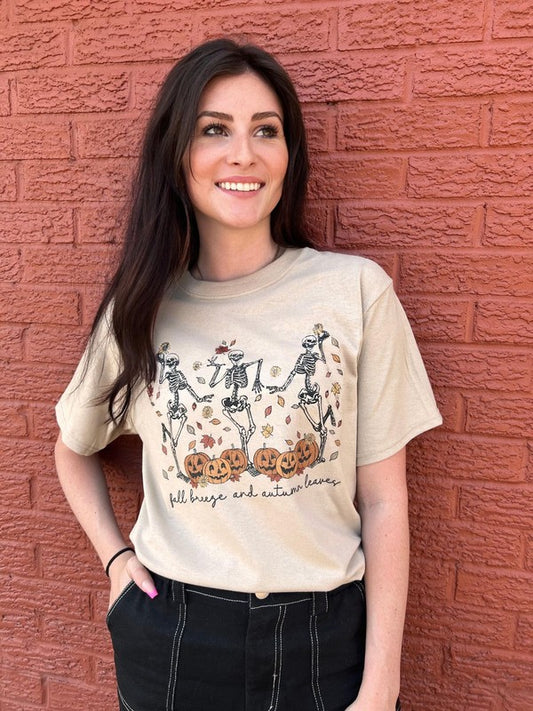 Fall Breeze and Autumn Leaves Tee