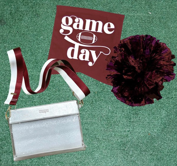 Clear Gameday Wristlet - Stadium Approved